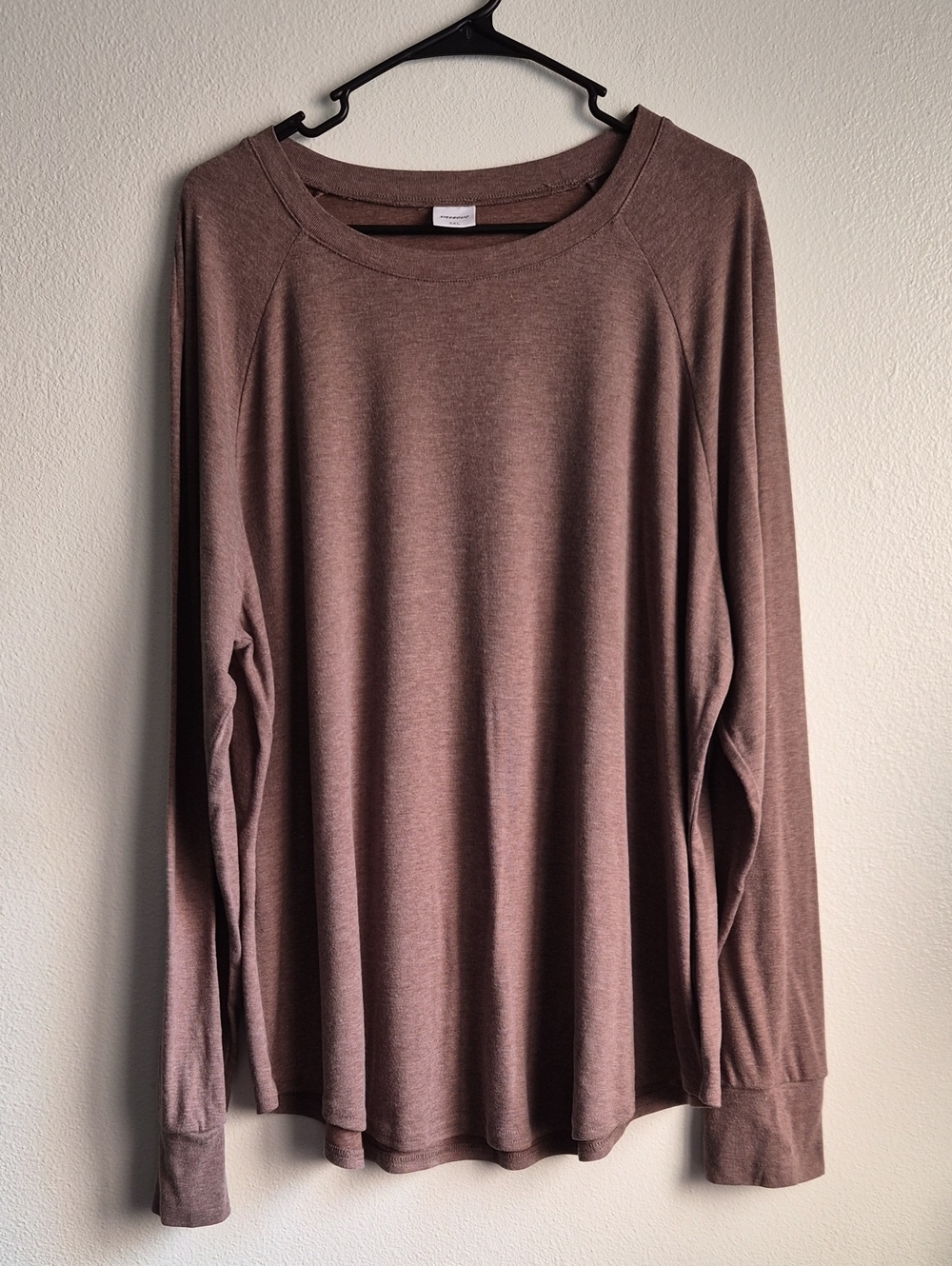 Xieerduo Long Sleeve Light Heathered Brown Sweater Size 3XL
